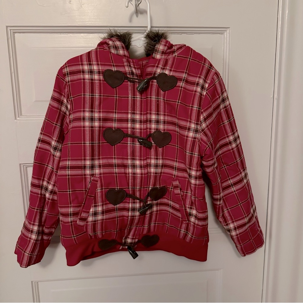Gymboree girls plaid jacket